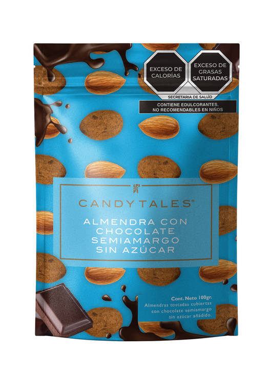 Almendra Chocolate Semiamargo SIN AZÚCAR